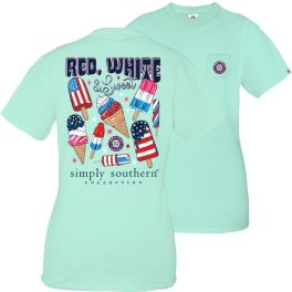Simply Southern Red White And Sweet Short Sleeve T-Shirt - YOUTH