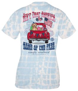 Simply Southern Home Of The Free Short Sleeve T-Shirt