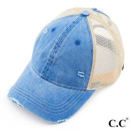 CC Pony Hat - Blue