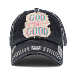 God Is Good Hat - Black