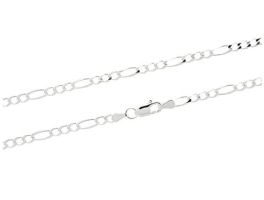 Sterling Silver 2mm Figaro Chain - 24"