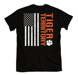 Clemson Tiger Territory Flag Short Sleeve T-Shirt 