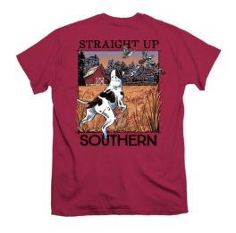 Straight Up Southern Pointer & Birds Short Sleeve T-Shirt - YOUTH