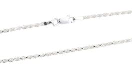 Sterling Silver 1.5mm Rope Chain - 24"