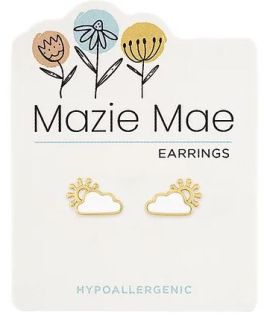 Mazie Mae Gold Sunrise Stud Earrings