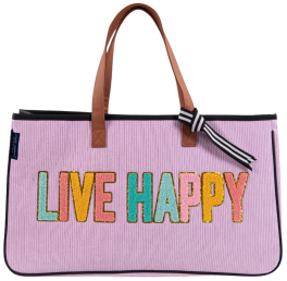 Simply Southern Sparkle Tote Bag - Happy