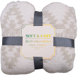 Simply Southern Gray Blanket