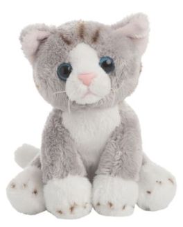 Heritage Collection Grey Mini Cat Stuffed Animal