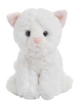 Heritage Collection White Persian Mini Cat Stuffed Animal