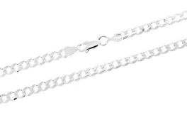 Sterling Silver 3mm Super Light Curb Chain - 18"