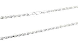 Sterling Silver 3mm Rope Chain - 16"