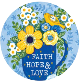 Faith, Hope, Love Accent Magnet