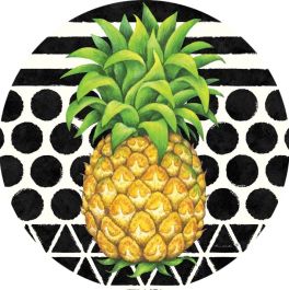Bold Pineapple Accent Magnet