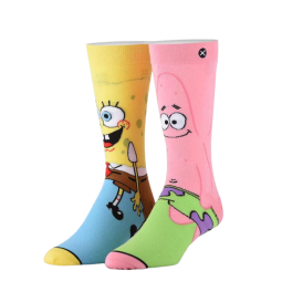 Odd Sox Spongebob & Patrick Men's Crew Socks
