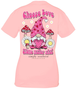 Simply Southern Love Gnome Short Sleeve T-Shirt