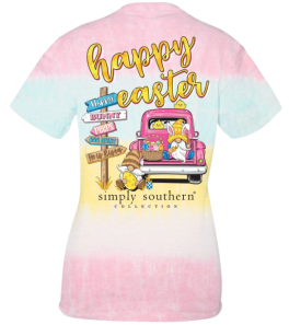 Simply Southern Happy Easter Short Sleeve T-Shirt - Youth