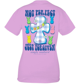 Simply Southern Forgiven Peep Short Sleeve T-Shirt