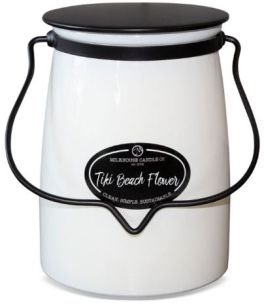 22oz Butter Jar Candle - Tiki Beach Flower
