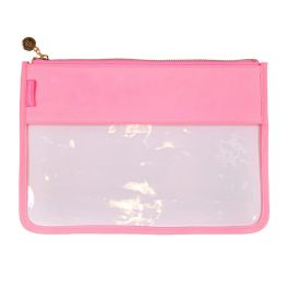 Simply Southern Clear Zip Bag - Pink