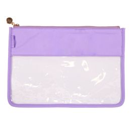 Simply Southern Clear Zip Bag - Lilac