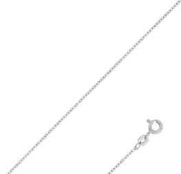 Sterling Silver 16" .9mm Cable Link Chain