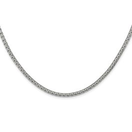 Stainless Steel 2.5mm Fancy Box Chain - 24"