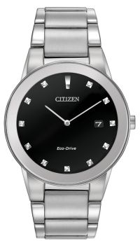 Mens Silver Tone Axiom Citizen Eco-Drive Watch - AU1060-51G