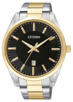Mens Two-Tone Stainless Steel Citizen Quartz Watch - BI1034-52E