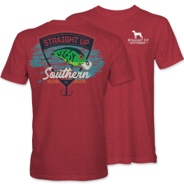 Straight Up Southern Bomber Lure Short Sleeve T-Shirt