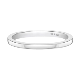 Sterling Silver Thin Band Kids Ring