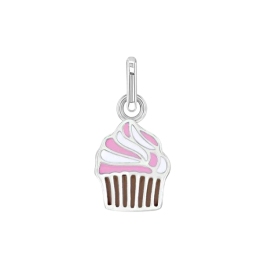 Sterling Silver Foodie Kids Charms For Bracelets - Cupcake