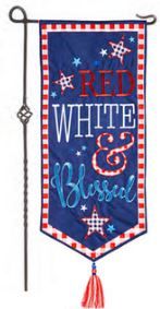 Red, White, & Blessed Everlasting Impressions Flag