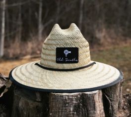 Old South American Flag Straw Hat