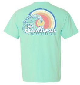 Southern Fried Cotton Coastal Label Short Sleeve T-Shirt
