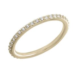 Layers Thin Diamond Gold Ring