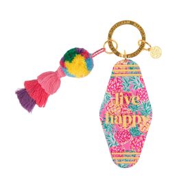 Simply Southern Acrylic Keychain - Happy