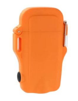 Quad Core Arc Spark Lighter - Orange
