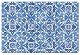 Kos Blue Medallion - Comfort Floor Mat