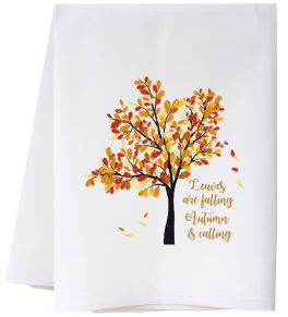 Autumn Is Calling Flour Sack Towel