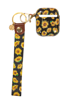 Simply Southern Airpod Keychain - Sunflower