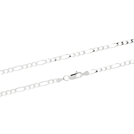 Sterling Silver 2mm Figaro Chain - 18"