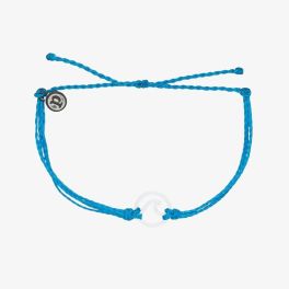 Puravida Neon Blue Wave Charm Bracelet