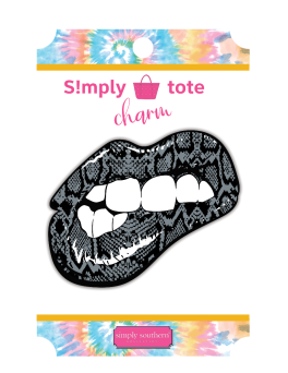 Simply Southern Simply Tote Charm - Snake Lips