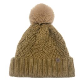 Home For The Holidays Beanie - Camel