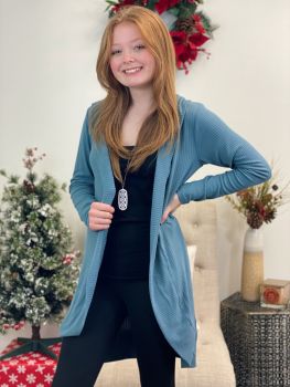 Lovely To Have You Cardigan - Blue 