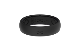 Groove Life Solid Midnight Black Thin Ring