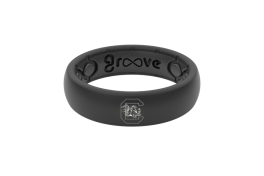 Groove Life College South Carolina Thin Black Ring