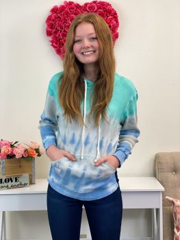 Casual Babe Hoodie - Blue