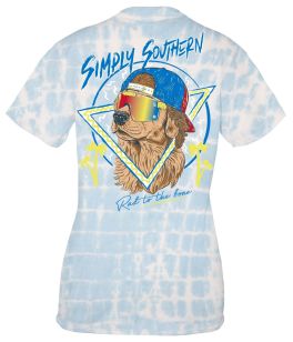 Simply Southern Nineties Dog Short Sleeve T-Shirt - YOUTH