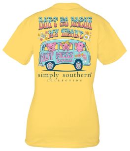 Simply Southern Hot Mess Express Short Sleeve T-Shirt - YOUTH